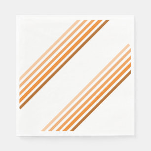 Servilleta de papel - Tonos de rayas diagonales na