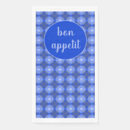 Servilleta De Papel Tonos grises, azules y blancos