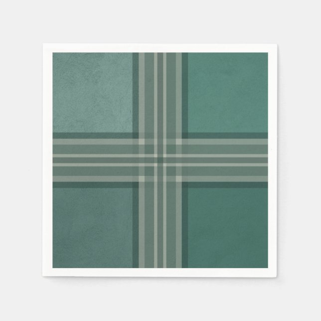 Servilleta De Papel Tonos verdes (Anverso)