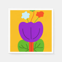 Servilleta De Papel Tonos vibrantes