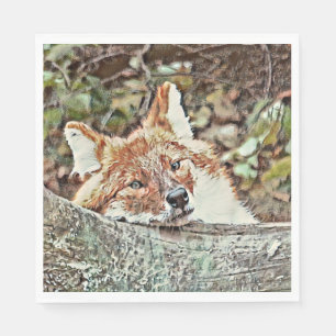 Servilleta De Papel Toony Fox