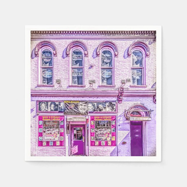 Servilleta De Papel Tootsie's Orchid Lounge Cócteles (Anverso)