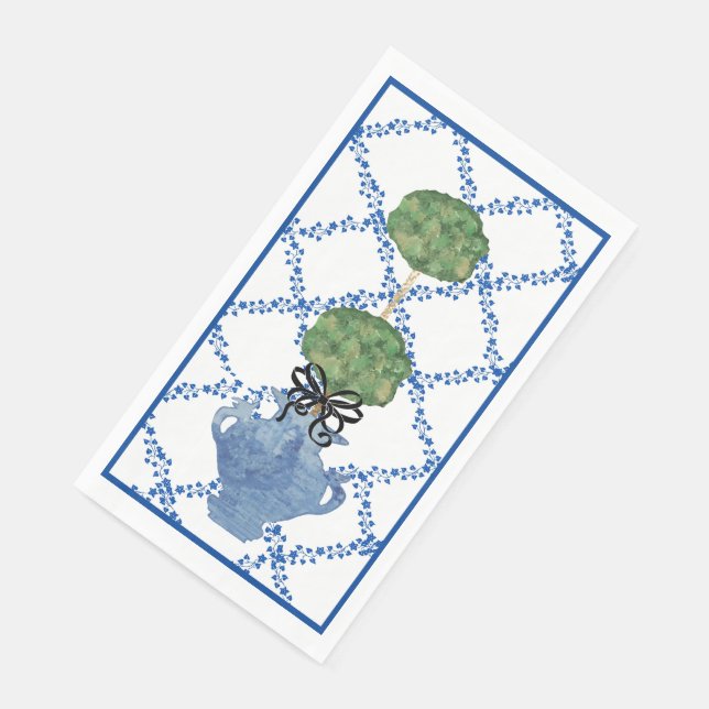 Servilleta De Papel Topiary Ginger Jar Jars (Esquina)