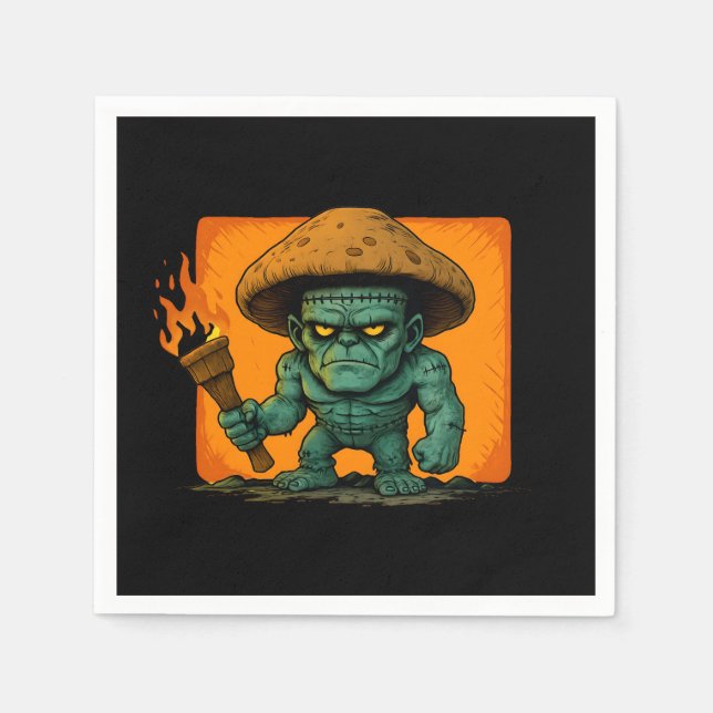 Servilleta De Papel Torch & Temper – Mushroom Beast Design (Anverso)
