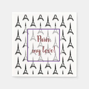 Servilleta De Papel Torre Eiffel