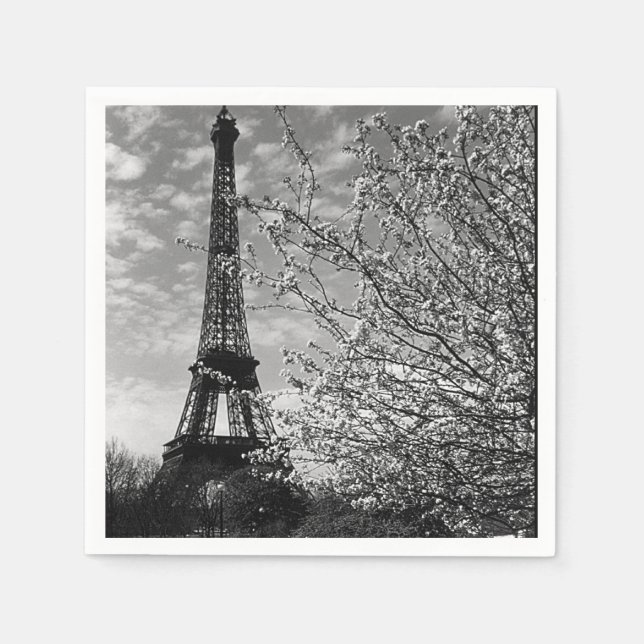 Servilleta De Papel Torre Eiffel de París (Anverso)
