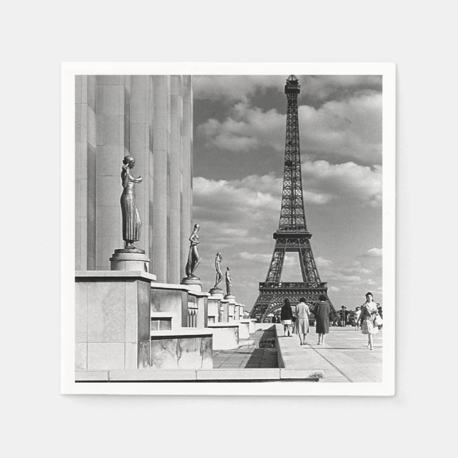 Servilleta De Papel Torre Eiffel de París (Anverso)