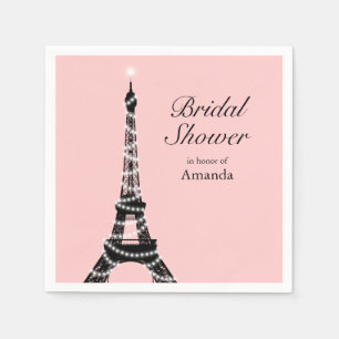 Servilleta De Papel Torre Eiffel Sparkles Napkin