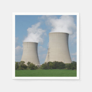 Servilleta De Papel Torres de refrigeración de centrales nucleares