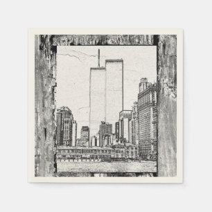 Servilleta De Papel Torres gemelas