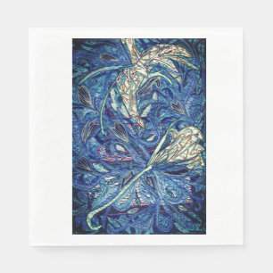Servilleta De Papel Torta azul
