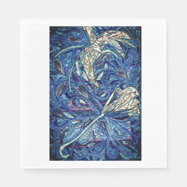 Servilleta De Papel Torta azul (Anverso)