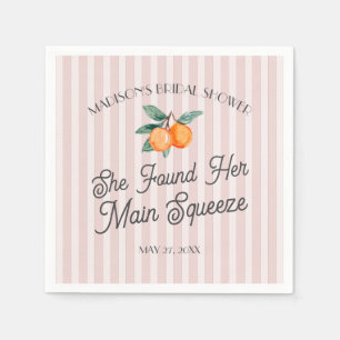 Servilleta De Papel Torta de Naranja Pink Cutie Main Squeeze para Desp