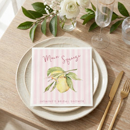 Servilleta De Papel Torta Nupcial de Limón Main Squeeze