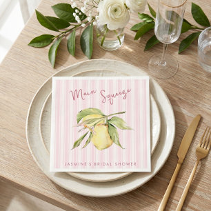 Servilleta De Papel Torta Nupcial de Limón Main Squeeze 