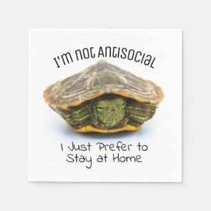 Servilleta De Papel Tortuga antisocial