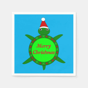 Servilleta De Papel Tortuga de Navidades cortos con Personalizado de c