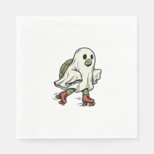 Servilleta De Papel Tortuga Fantasma Patinaje Sobre Ruedas Diseño Vint