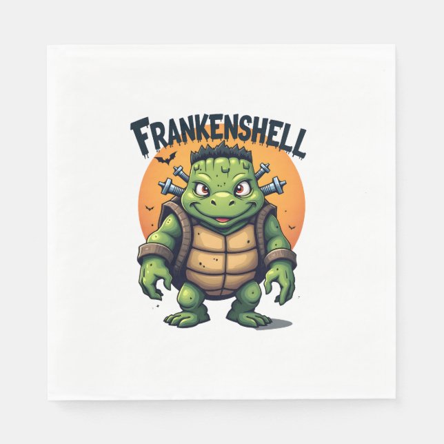 Servilleta De Papel Tortuga Frankenshell (Anverso)