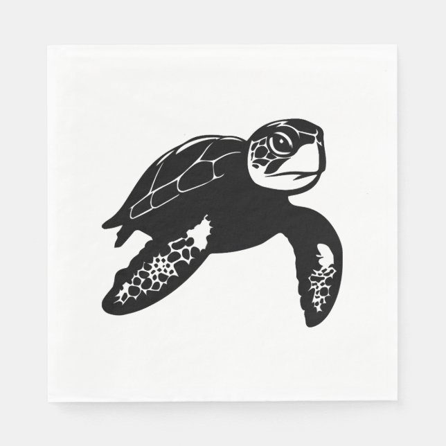 Servilleta De Papel tortuga marina (Anverso)