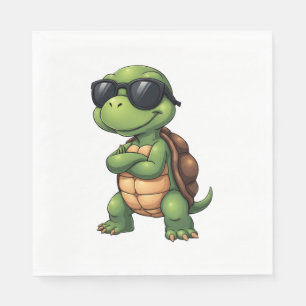 Servilleta De Papel Tortuga Marina Dabbing Amante de los Animales Salv