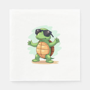 Servilleta De Papel Tortuga Marina Dabbing Amante De Los Animales Salv