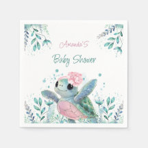 Tortuga rosa, Chica lindo Baby Shower