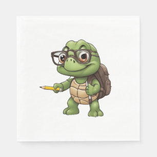 Servilleta De Papel Tortuga vuelve a la escuela