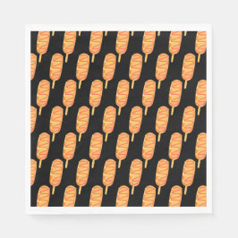 Servilleta De Papel Tos Fritos En Un Palo