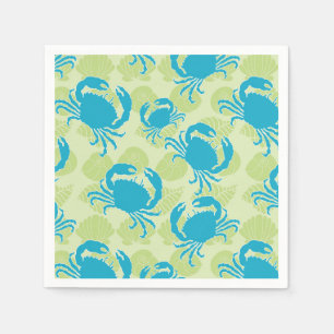 Servilleta De Papel Tosed Crabs Napkins por Creative Bee Studios