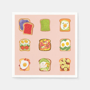 Servilleta De Papel Tostada de Brunch