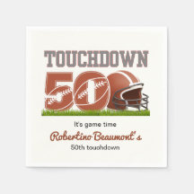 Touchdown Fifty Funny Football 50 cumpleaños