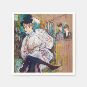 Servilleta De Papel Toulouse-Lautrec - Jane Avril Bailando