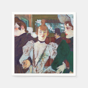 Servilleta De Papel Toulouse-Lautrec - La Goulue llegando al Rouge
