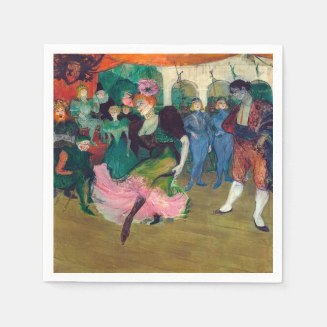 Servilleta De Papel Toulouse-Lautrec - Marcelle Lender, Dancing Bolero (Anverso)