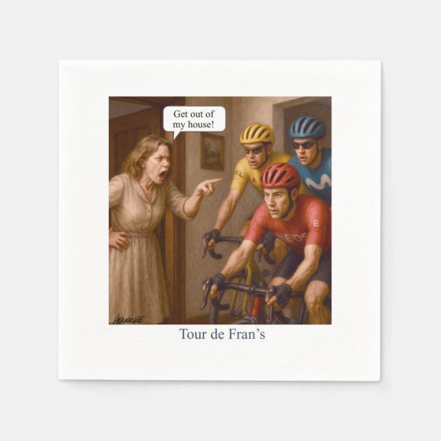 Servilleta De Papel Tour de Fran (Anverso)