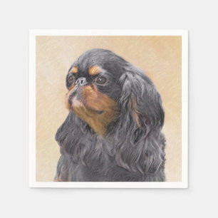 Servilleta De Papel Toy English Spaniel Pintura Original Arte Animal