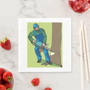 Servilleta De Papel Trabajador forestal