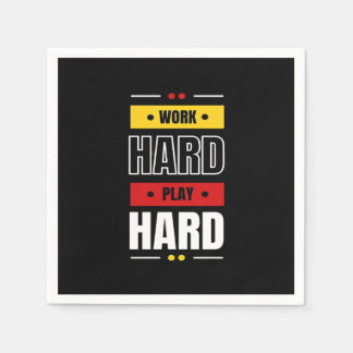 Servilleta De Papel Trabajar duro y duro