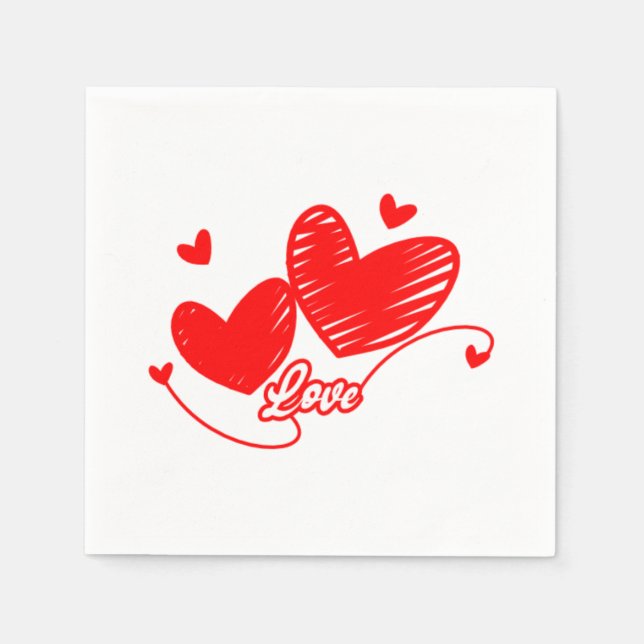 Servilleta De Papel Trabajo de amor (Anverso)