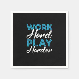 Servilleta De Papel Trabajo duro - Día del trabajo
