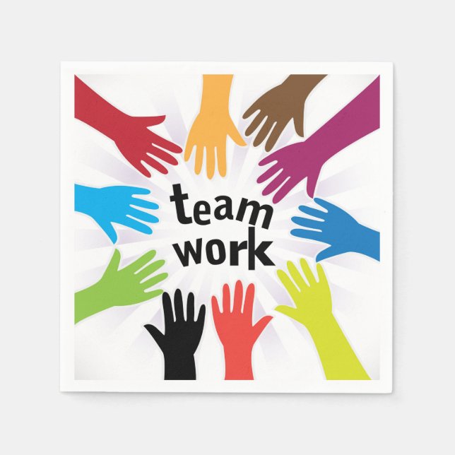 Servilleta De Papel TrabajoDeEquipo (Anverso)
