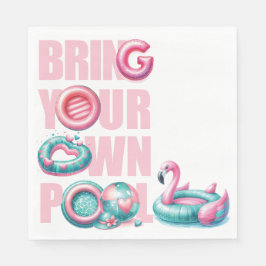 Servilleta De Papel Trae a tu propio Fiesta de piscina