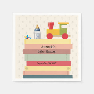 Servilleta De Papel Traiga un libro Baby Shower