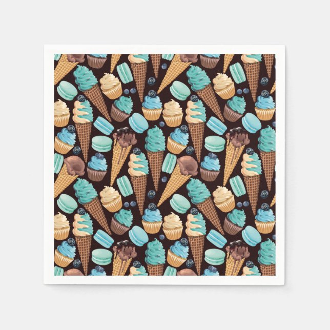 Servilleta De Papel Trajes dulces (Anverso)