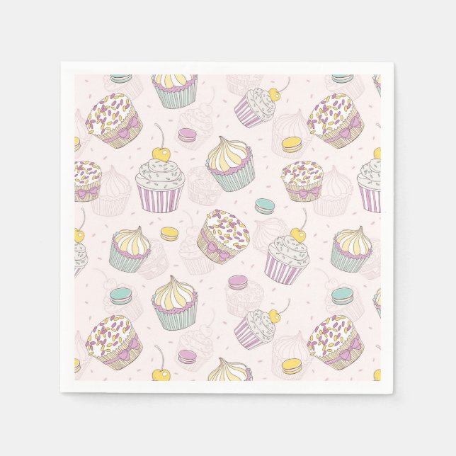 Servilleta De Papel Trajes dulces (Anverso)