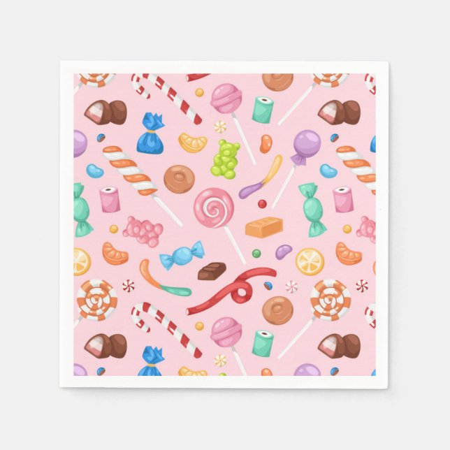 Servilleta De Papel Trajes dulces (Anverso)