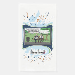 Servilleta De Papel Trampolín Servilletas para invitados del Día del
