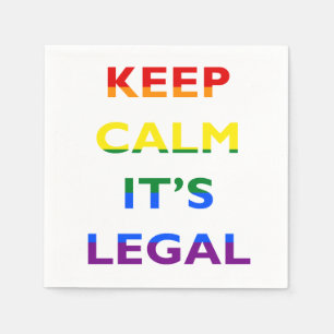 Servilleta De Papel Tranquilidad, apoyo legal, servilletas LGBT