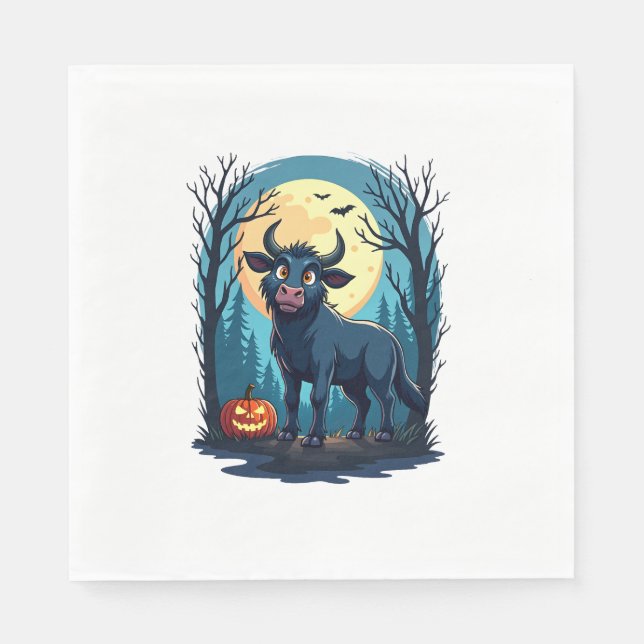 Servilleta De Papel Transformación de Werewolf de vaca (Anverso)